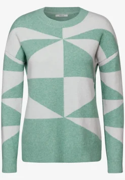 Gemusterter Pullover