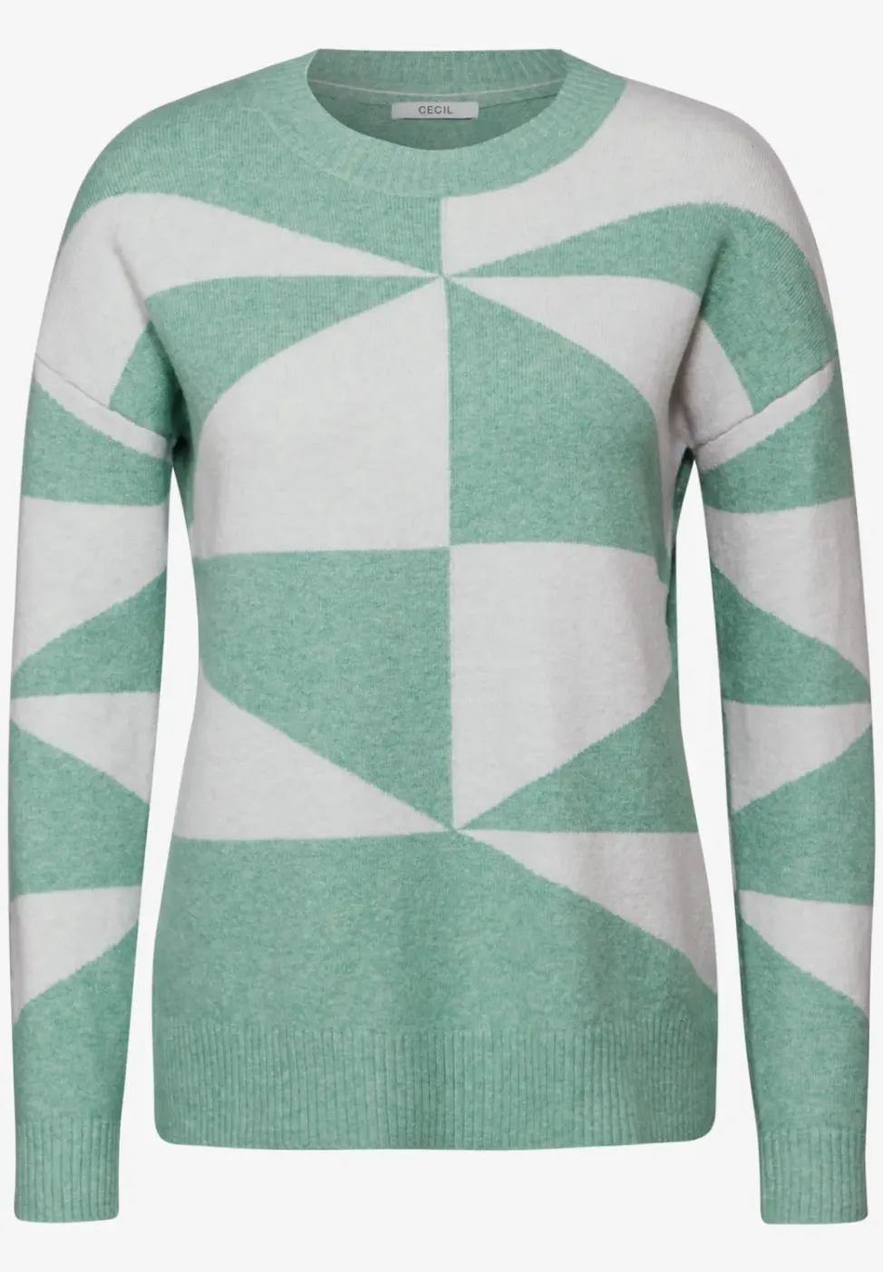 Gemusterter Pullover