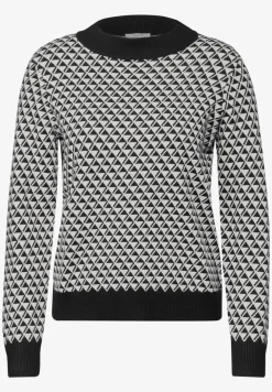 Gemusterter Pullover