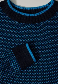 Gemusterter Strickpullover