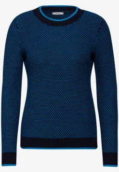 Gemusterter Strickpullover