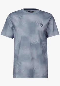 Gemustertes Crewneck T-Shirt