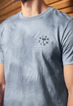 Gemustertes Crewneck T-Shirt
