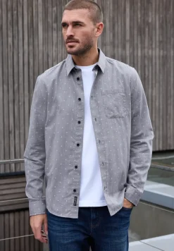 Gemustertes Herringbone Hemd