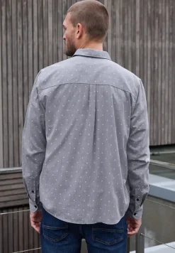 Gemustertes Herringbone Hemd