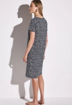 Gemustertes Jersey-Kleid