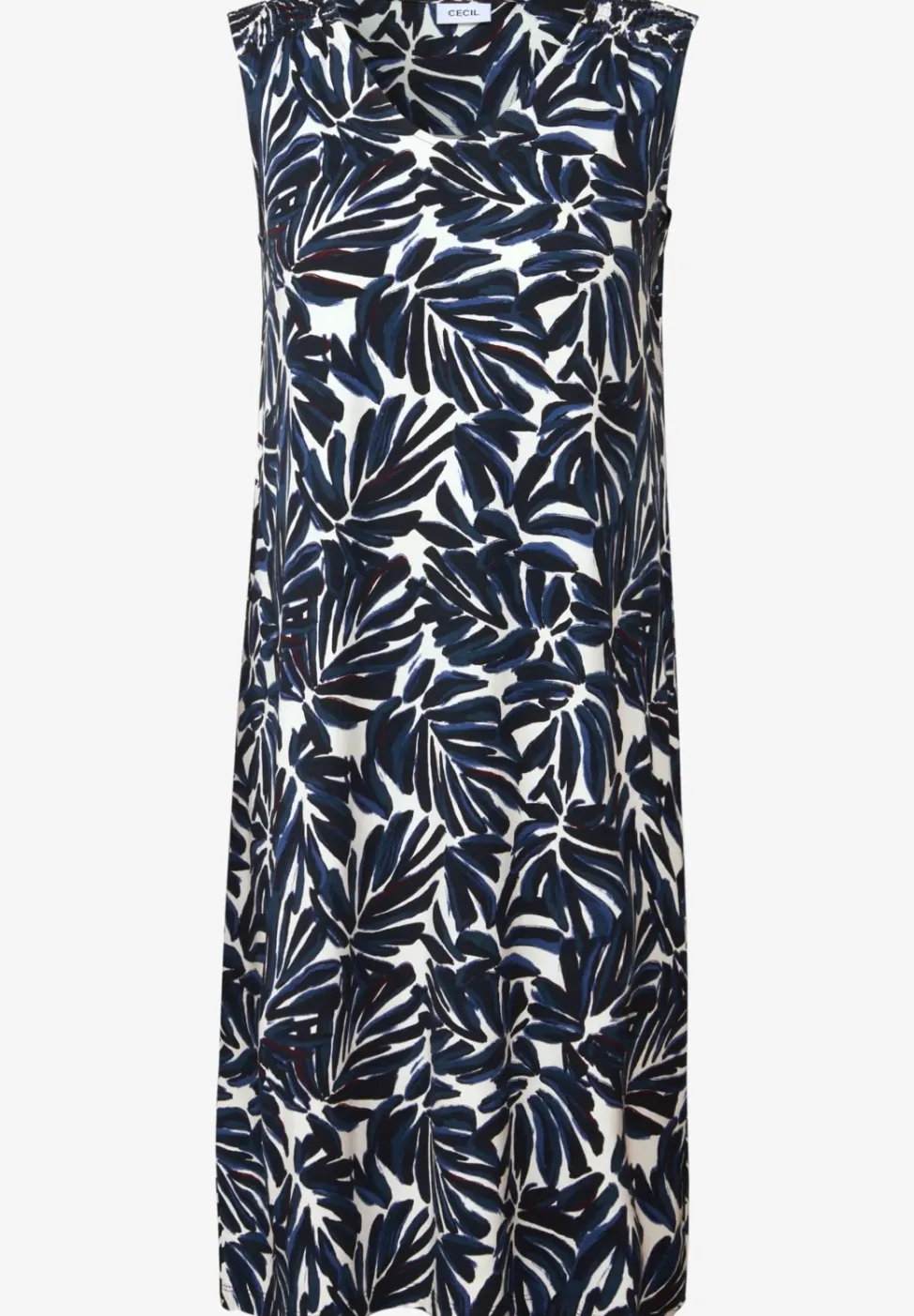 Gemustertes Jersey-Kleid