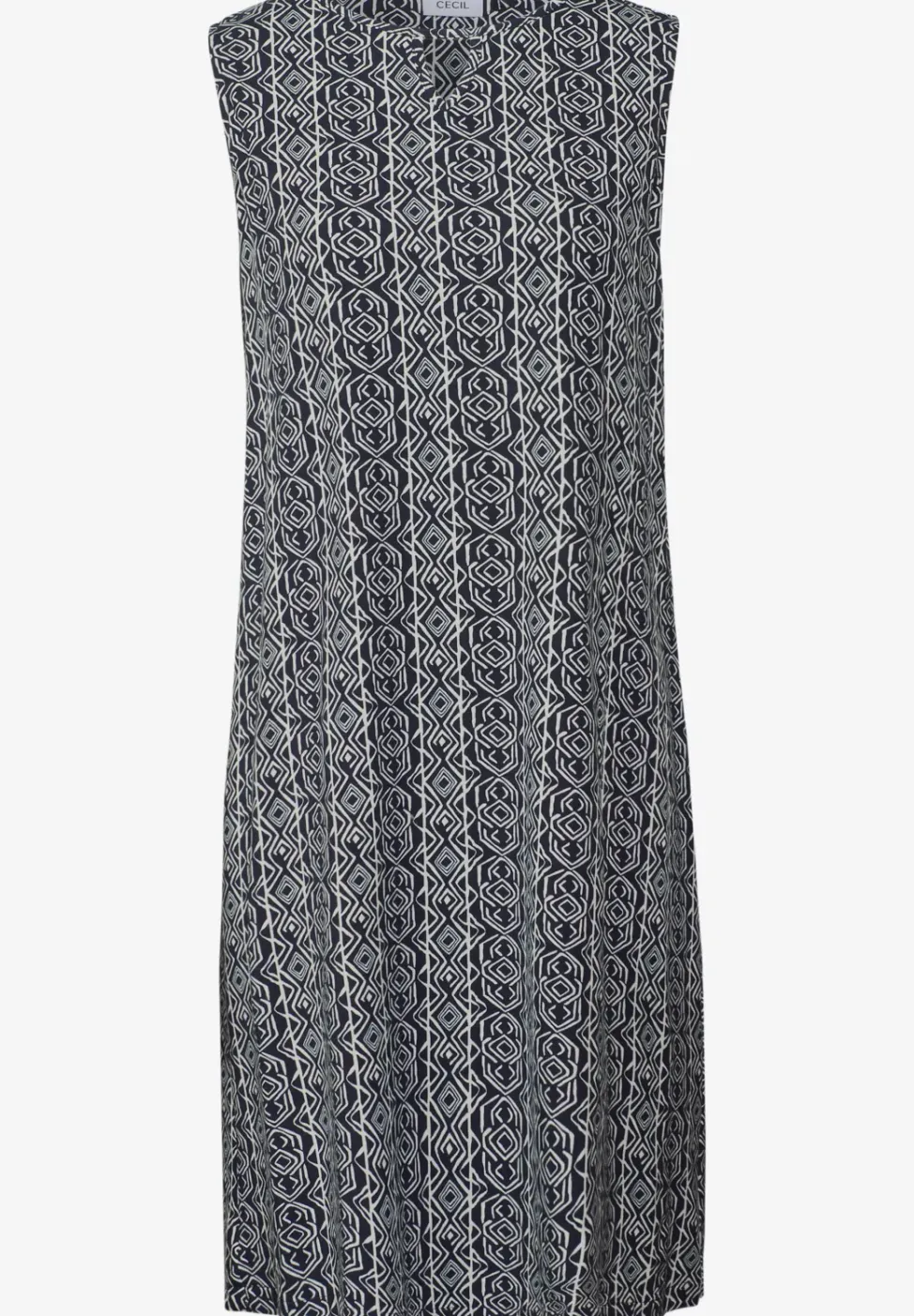 Gemustertes Jersey-Kleid