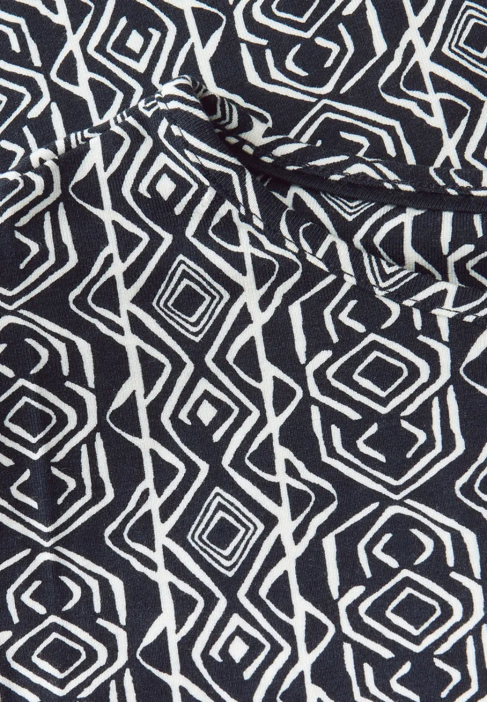 Gemustertes Jersey-Kleid