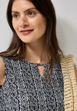 Gemustertes Jersey-Kleid
