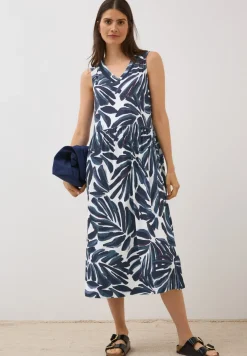 Gemustertes Jersey-Kleid