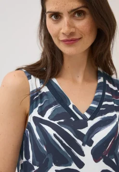 Gemustertes Jersey-Kleid