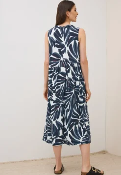 Gemustertes Jersey-Kleid