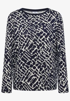 Gemustertes Langarmshirt