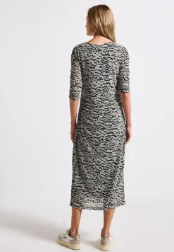 Gemustertes Mesh-Kleid