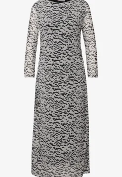 Gemustertes Mesh-Kleid
