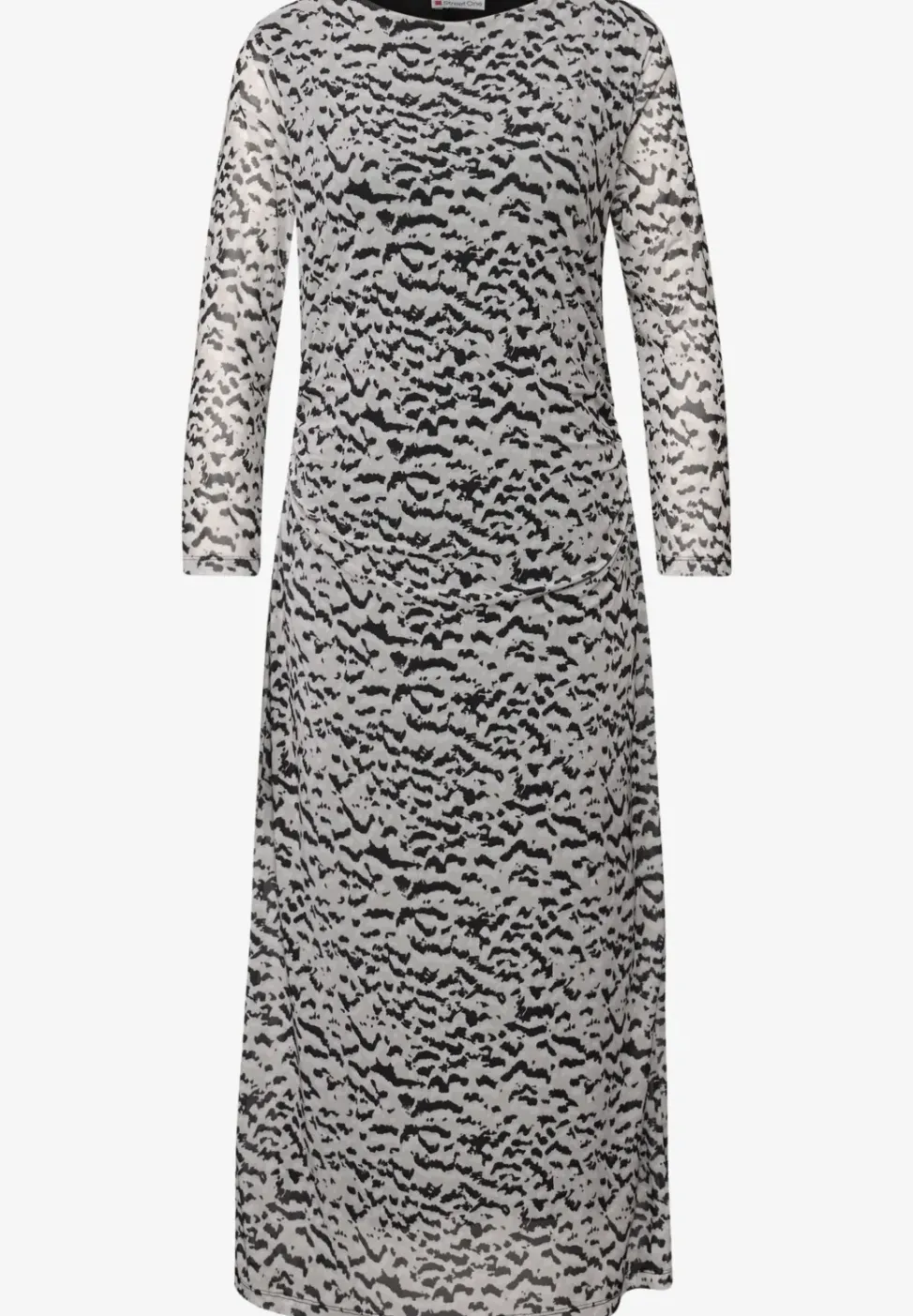 Gemustertes Mesh-Kleid