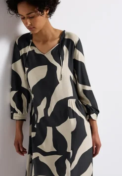 Gemustertes Midi-Kleid