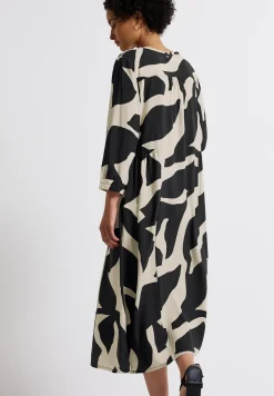 Gemustertes Midi-Kleid