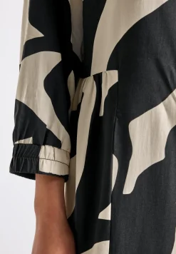 Gemustertes Midi-Kleid