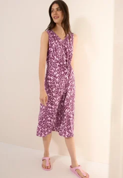 Gemustertes Midi-Kleid
