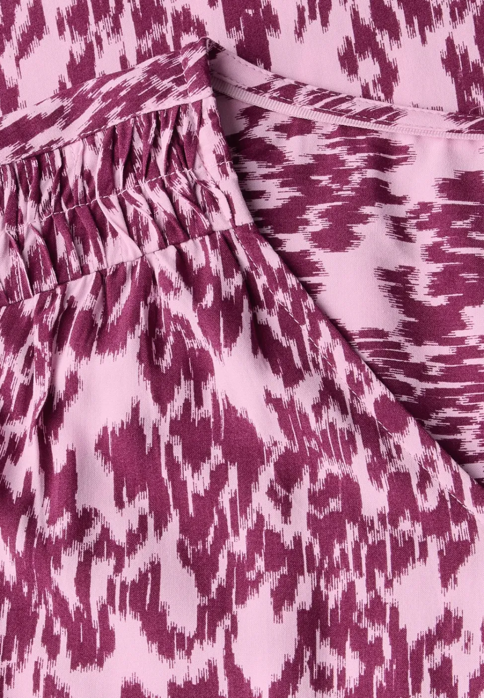 Gemustertes Midi-Kleid