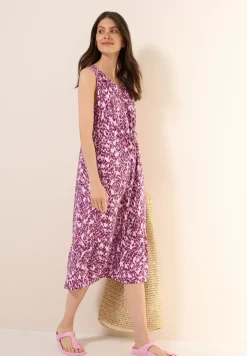 Gemustertes Midi-Kleid