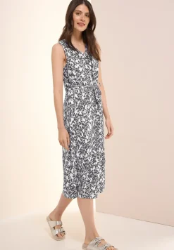 Gemustertes Midi-Kleid