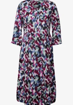 Gemustertes Midi-Kleid