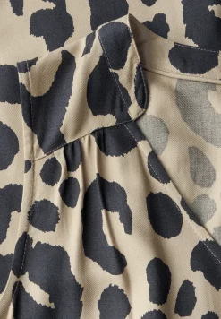 Gemustertes Midi-Kleid