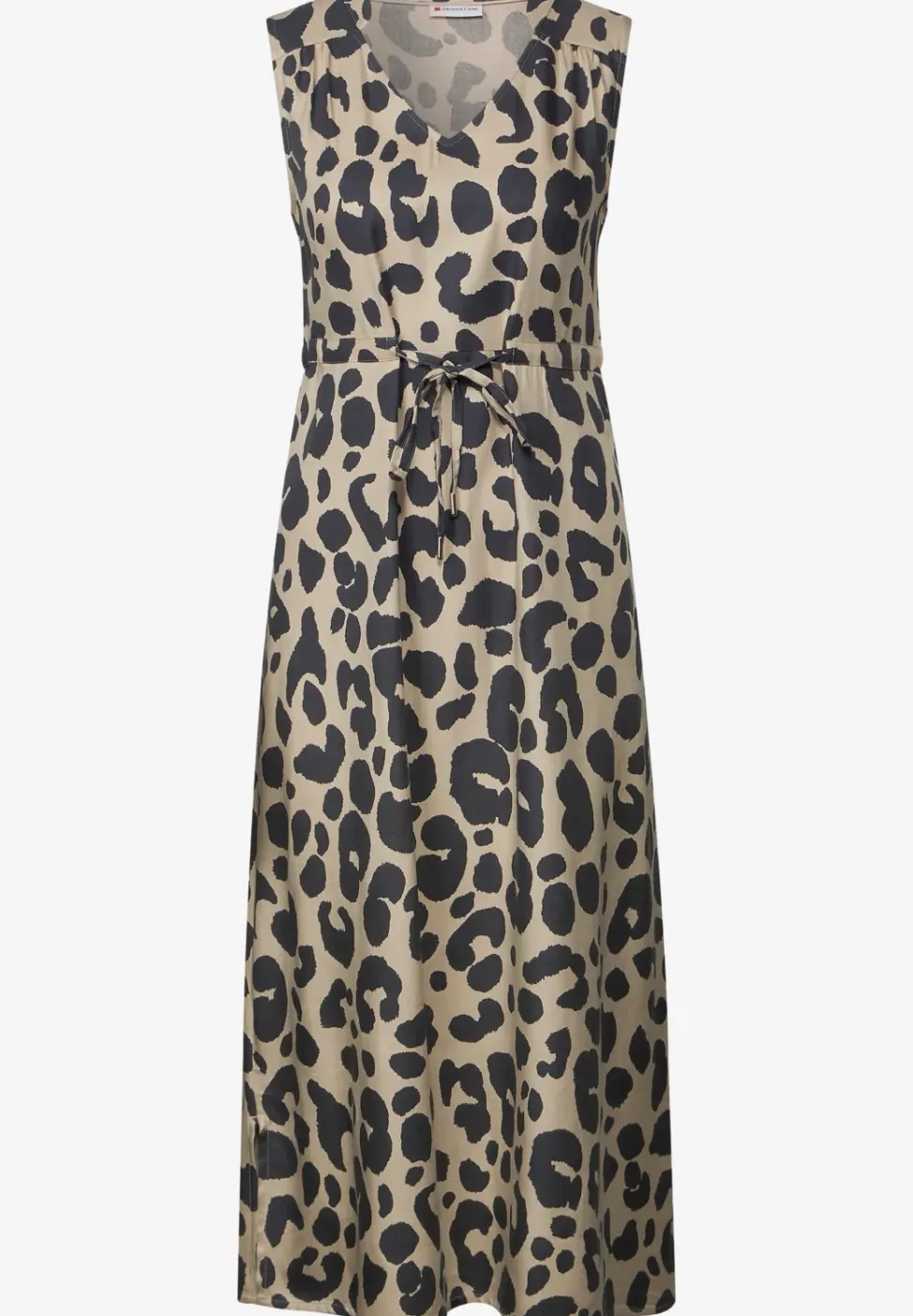 Gemustertes Midi-Kleid