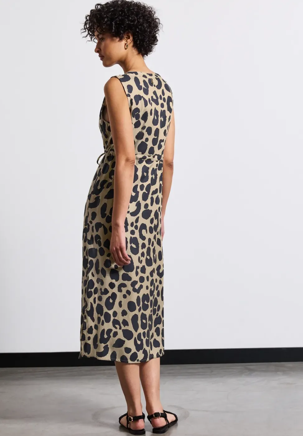 Gemustertes Midi-Kleid