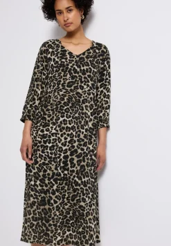 Gemustertes Midi-Kleid