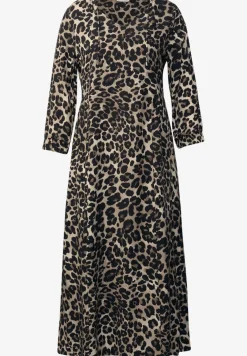 Gemustertes Midi-Kleid