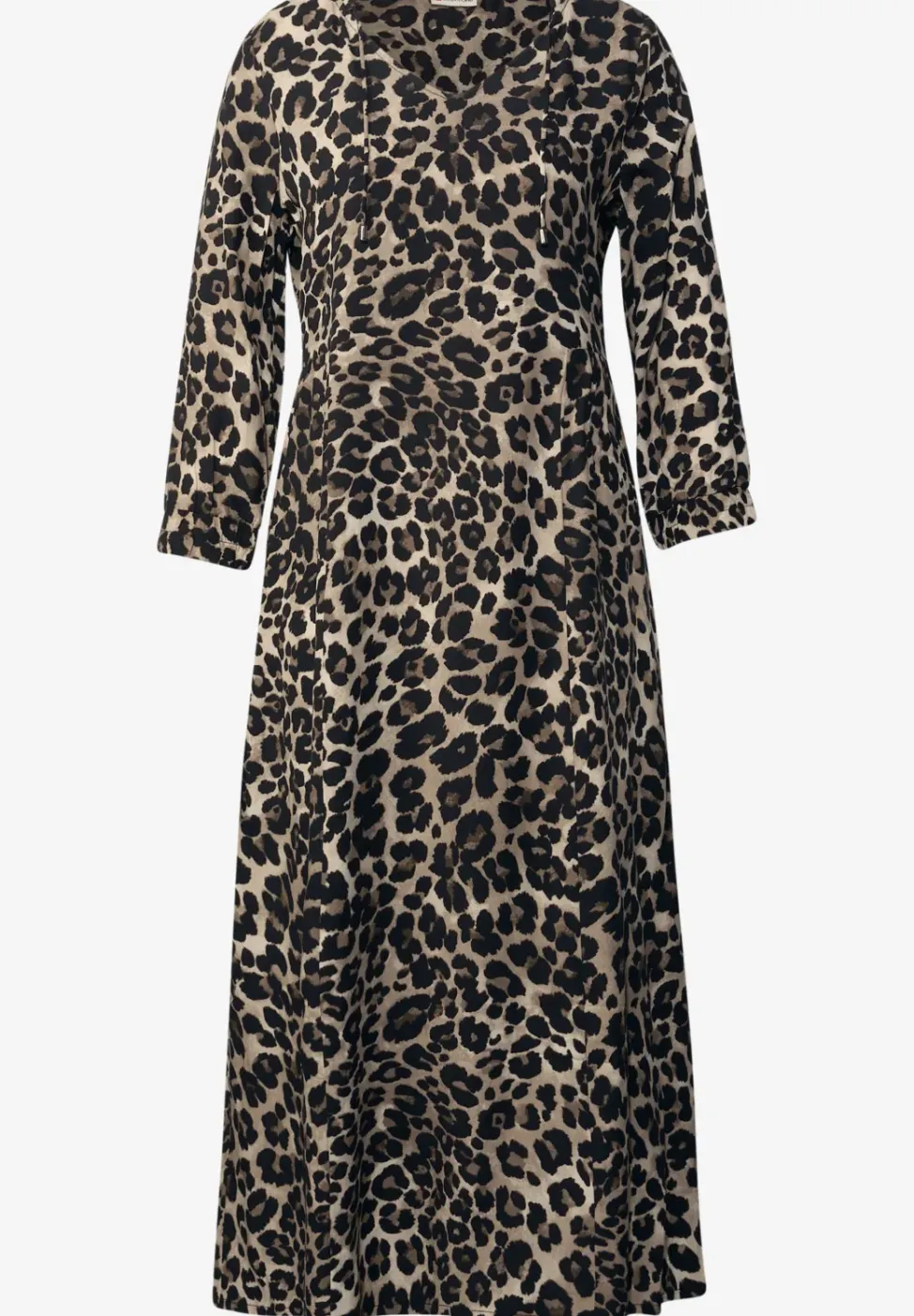 Gemustertes Midi-Kleid