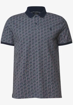 Gemustertes Piqué Poloshirt