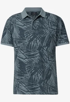 Gemustertes Piqué Poloshirt