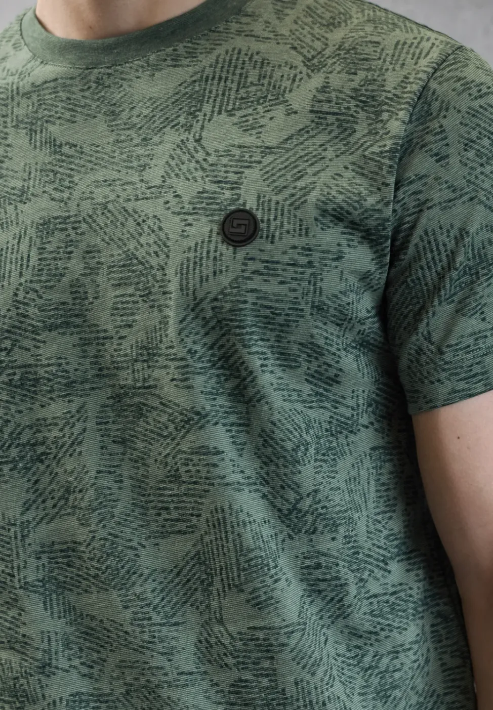Gemustertes T-Shirt