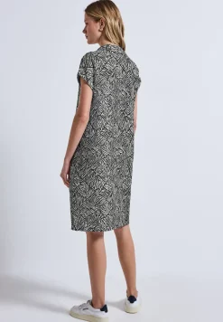 Gemustertes T-Shirt Kleid