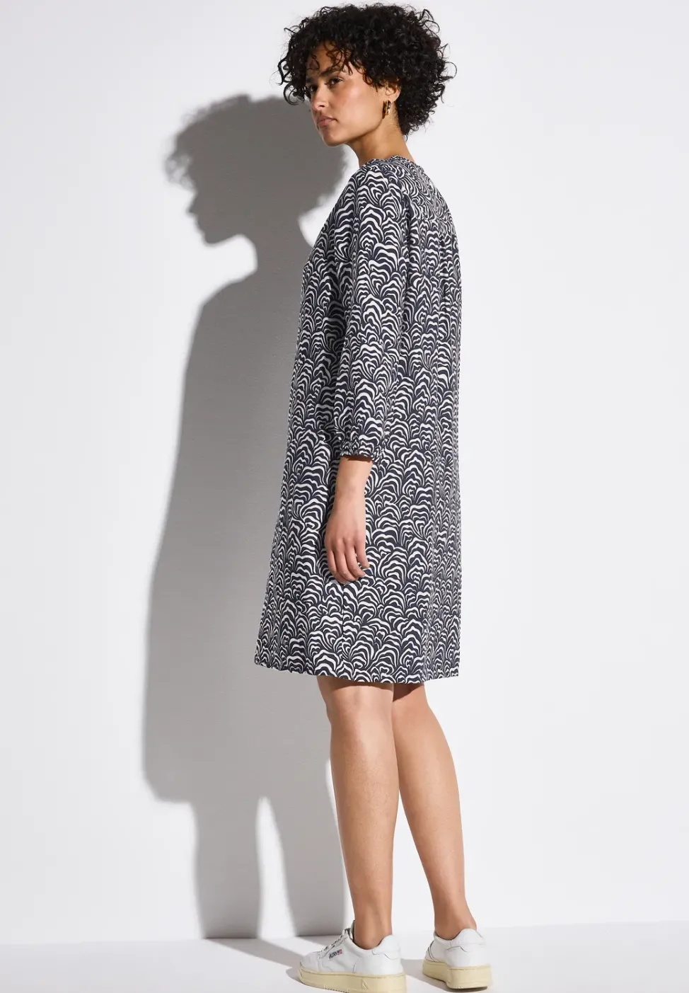 Gemustertes Tunika-Kleid