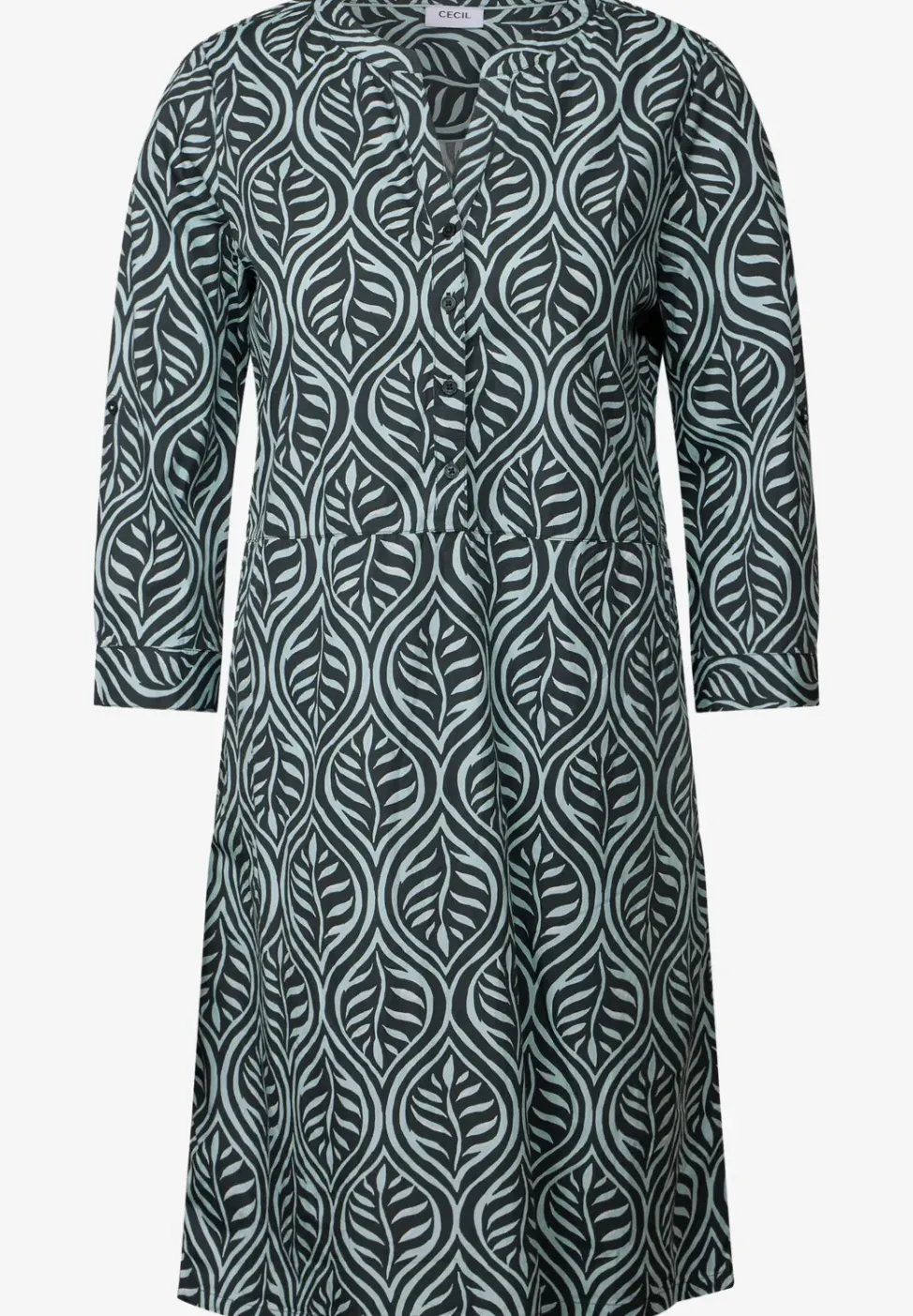 Gemustertes Tunika-Kleid