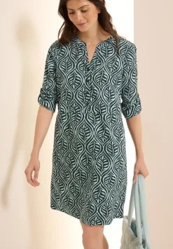 Gemustertes Tunika-Kleid
