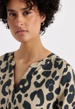 Gemustertes Twill-Kleid