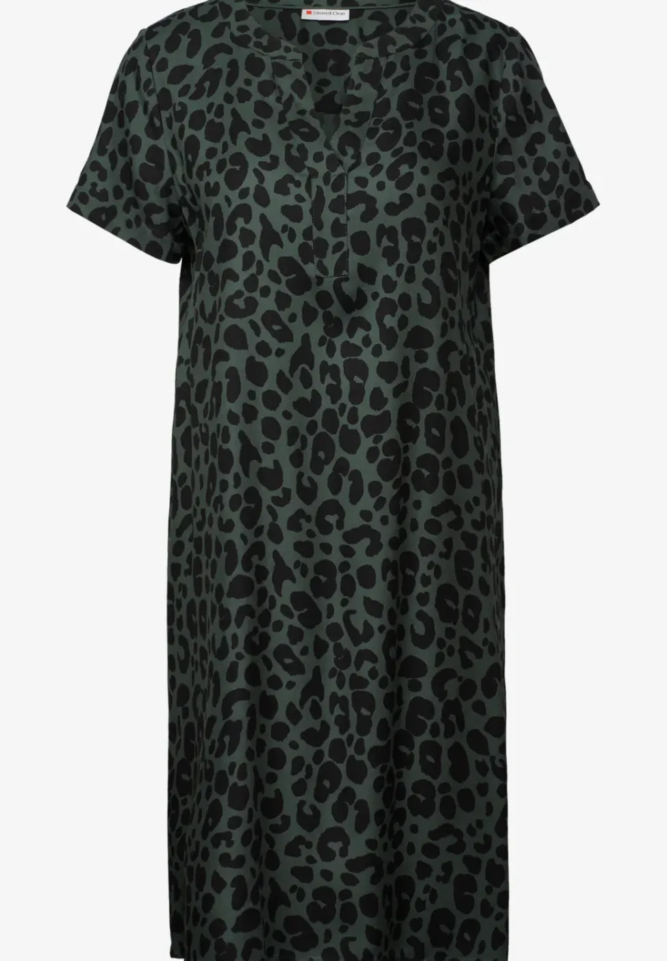 Gemustertes Twill-Kleid