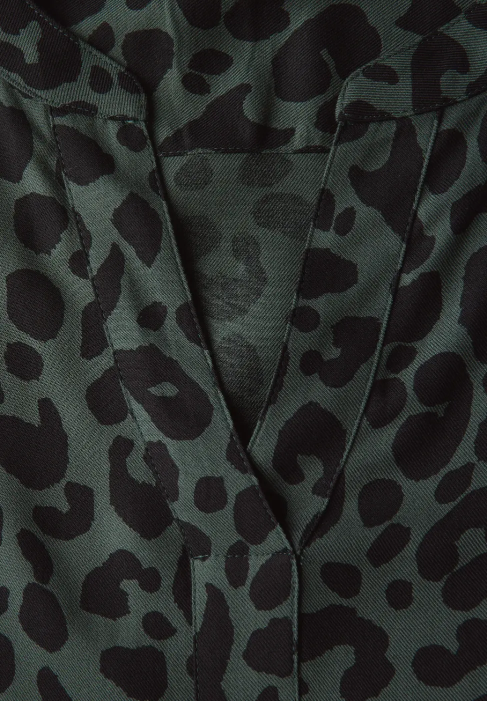 Gemustertes Twill-Kleid