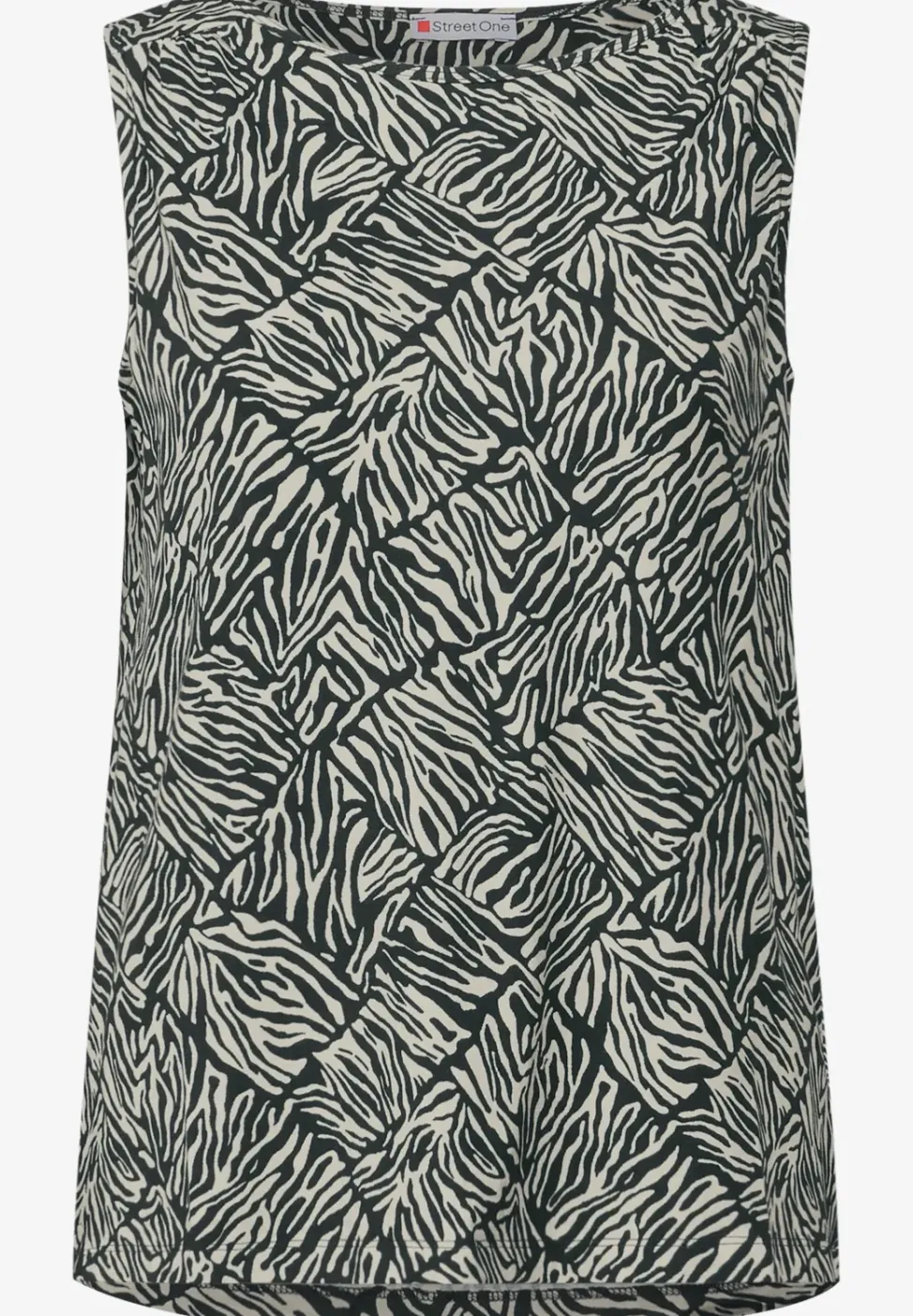 Gemustertes Basic Top
