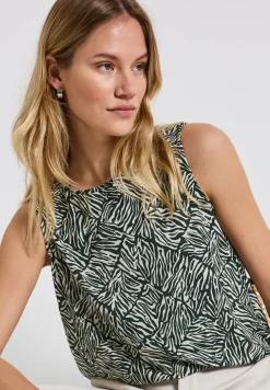 Gemustertes Basic Top
