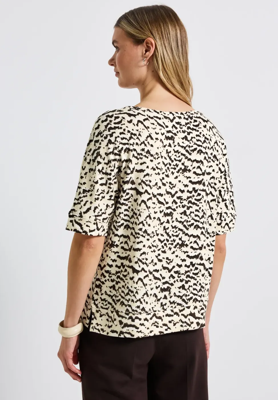 Gemustertes Batwing Shirt