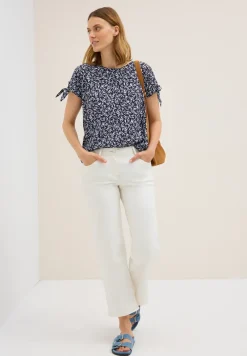 Gemustertes Blusenshirt