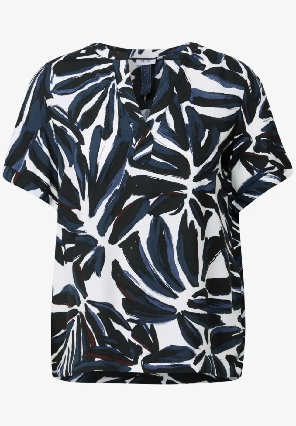 Gemustertes Blusenshirt